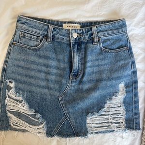Denim skirt